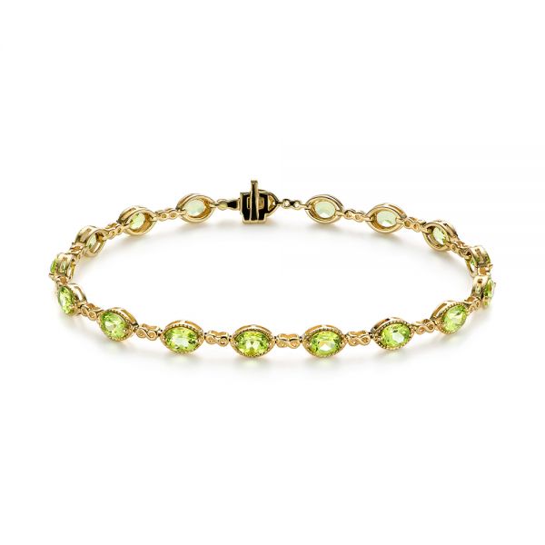 Peridot Infinity Bracelet - reference design