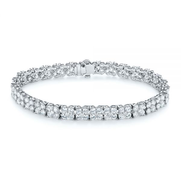 14k Yellow Gold Diamond Tennis Bracelet 4.5 mm 10.75 Ctw – Avianne Jewelers