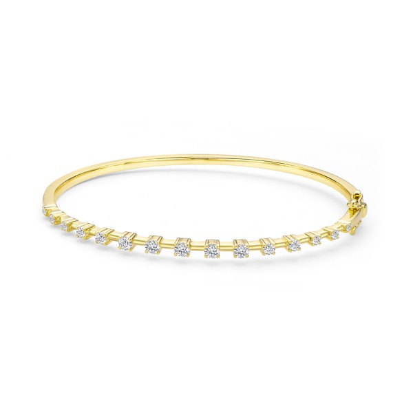 Spaced Diamond Bangle - Image