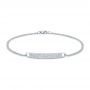 14k White Gold 14k White Gold Women's Diamond Bracelet - Three-Quarter View -  106832 - Thumbnail