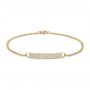 18k Yellow Gold 18k Yellow Gold Women's Diamond Bracelet - Three-Quarter View -  106832 - Thumbnail