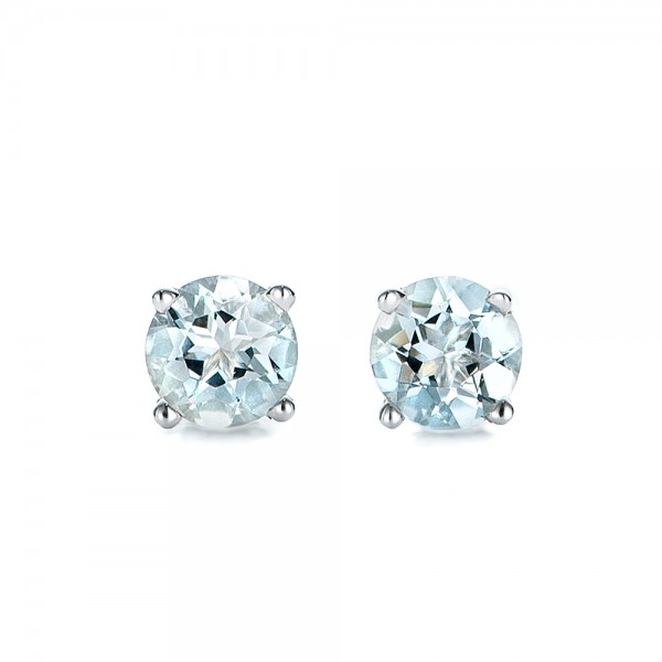 Aquamarine Stud Earring 75