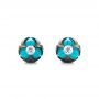 Turquoise, Pearl And Diamond Pendant