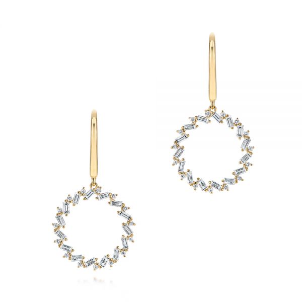 Dangle Diamond Earrings - Image