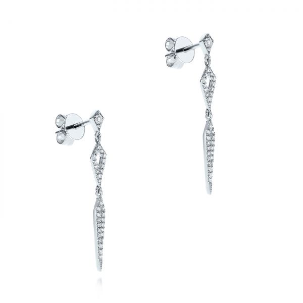 Dangling Diamond Earrings #105941 - Seattle Bellevue | Joseph Jewelry