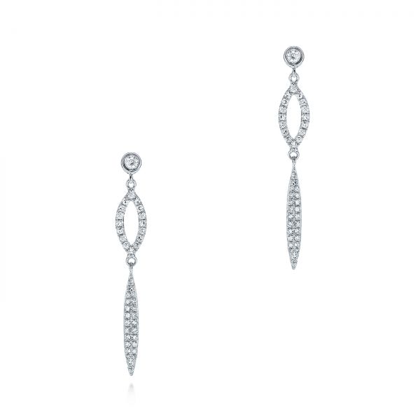 Dangling Diamond Earrings - Image