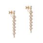 14k Rose Gold 14k Rose Gold Diamond Danglers - Front View -  107750 - Thumbnail