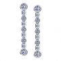  18K Gold Diamond Earrings - Three-Quarter View -  974 - Thumbnail