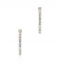 14k Yellow Gold 14k Yellow Gold Diamond Huggies - Three-Quarter View -  106338 - Thumbnail