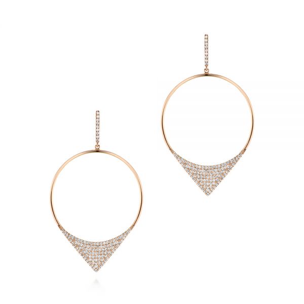 Diamond Pave Drop Earrings - reference design
