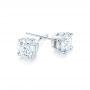  Platinum Platinum Diamond Stud Earrings - Front View -  102560 - Thumbnail