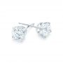  Platinum Platinum Diamond Stud Earrings - Front View -  102581 - Thumbnail