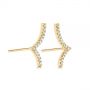 14k Yellow Gold 14k Yellow Gold Diamond Stud Earrings - Front View -  105325 - Thumbnail