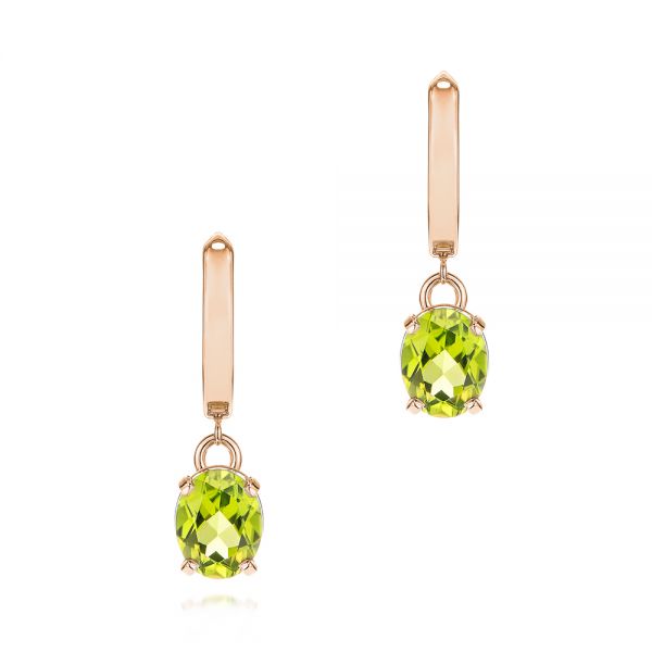 Drop Peridot Earrings - Image