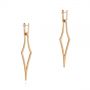 14k Rose Gold 14k Rose Gold Elegant Kite Earrings - Front View -  105809 - Thumbnail