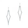  Platinum Platinum Elegant Kite Earrings - Three-Quarter View -  105809 - Thumbnail