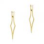 18k Yellow Gold Elegant Kite Earrings - Front View -  105809 - Thumbnail