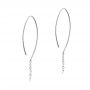  Platinum Platinum Floating Marquise Diamond Hook Earrings - Front View -  106997 - Thumbnail