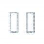  Platinum Platinum Modern Diamond Earrings - Three-Quarter View -  103780 - Thumbnail