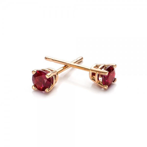 Ruby Stud Earrings #100951 - Seattle Bellevue | Joseph Jewelry