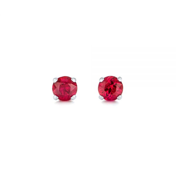 Ruby Stud Earrings - Image