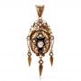 Victorian Earrings And Pendant Set - Side View -  100735 - Thumbnail