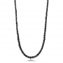  18K Gold 18K Gold Black Diamond Necklace - Three-Quarter View -  100849 - Thumbnail