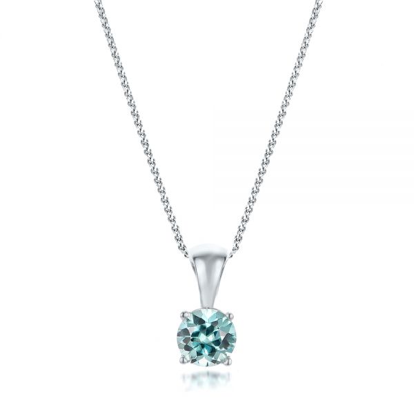 Blue Zircon Pendant - Image