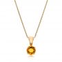 18k Yellow Gold Citrine Pendant