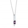  Platinum Platinum Custom Alexandrite And Diamond Pendant - Flat View -  103526 - Thumbnail