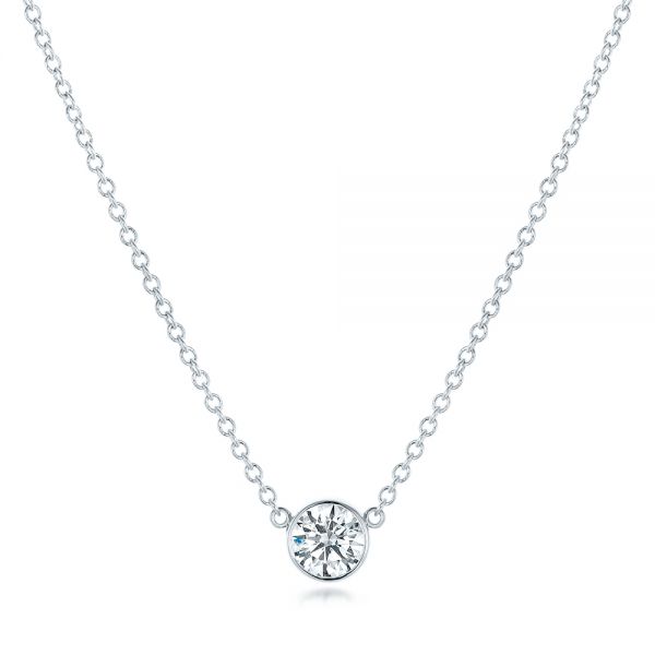 Custom Bezel Set Diamond Pendant - reference design