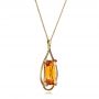 18k Yellow Gold 18k Yellow Gold Custom Citrine Pendant - Flat View -  102140 - Thumbnail