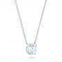 14k White Gold 14k White Gold Custom Diamond Pendant - Flat View -  102838 - Thumbnail