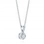  Platinum Platinum Custom Diamond Pendant - Flat View -  104071 - Thumbnail