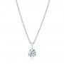  Platinum Platinum Custom Diamond Pendant - Three-Quarter View -  103232 - Thumbnail