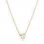 18k Yellow Gold 18k Yellow Gold Custom Diamond Pendant - Flat View -  102599 - Thumbnail