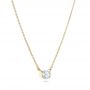 14k Yellow Gold 14k Yellow Gold Custom Diamond Pendant - Flat View -  102763 - Thumbnail