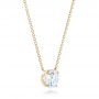 18k Yellow Gold 18k Yellow Gold Custom Diamond Pendant - Flat View -  102838 - Thumbnail