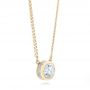 18k Yellow Gold 18k Yellow Gold Custom Diamond Pendant - Flat View -  103205 - Thumbnail