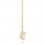 14k Yellow Gold 14k Yellow Gold Custom Diamond Pendant - Side View -  102838 - Thumbnail