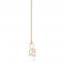 18k Yellow Gold 18k Yellow Gold Custom Diamond Pendant - Side View -  103232 - Thumbnail
