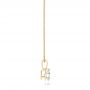 18k Yellow Gold 18k Yellow Gold Custom Diamond Pendant - Side View -  103232 - Thumbnail