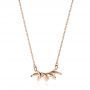 14k Rose Gold 14k Rose Gold Custom Double Helix Pendant - Flat View -  105845 - Thumbnail