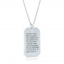  Platinum Platinum Custom Engraved Pendant - Flat View -  102416 - Thumbnail