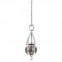  Platinum Custom Pearl And Diamond Pendant - Side View -  101158 - Thumbnail