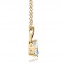 18k Yellow Gold 18k Yellow Gold Custom Princess Cut Pendant - Front View -  100068 - Thumbnail