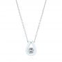  Platinum Platinum Custom Diamond Pendant - Three-Quarter View -  103981 - Thumbnail