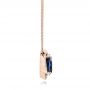 14k Rose Gold 14k Rose Gold Custom Spinel And Diamond Pendant - Side View -  101243 - Thumbnail