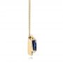 14k Yellow Gold 14k Yellow Gold Custom Spinel And Diamond Pendant - Side View -  101243 - Thumbnail