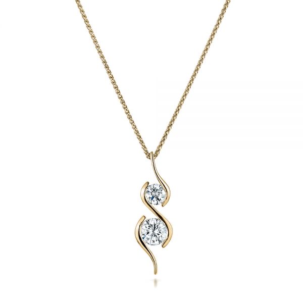 Two diamond pendant hotsell